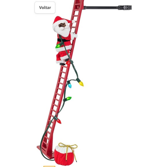 40" Super Climbing Plush Santa Christmas Home Decor - Picture 2 of 7